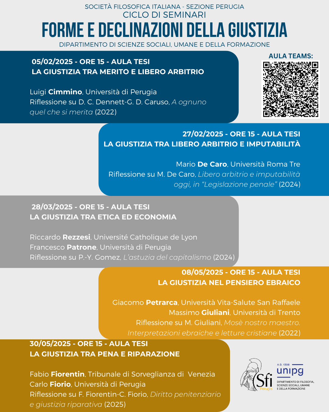 clicca per aprire Forme e declinazioni della giustizia