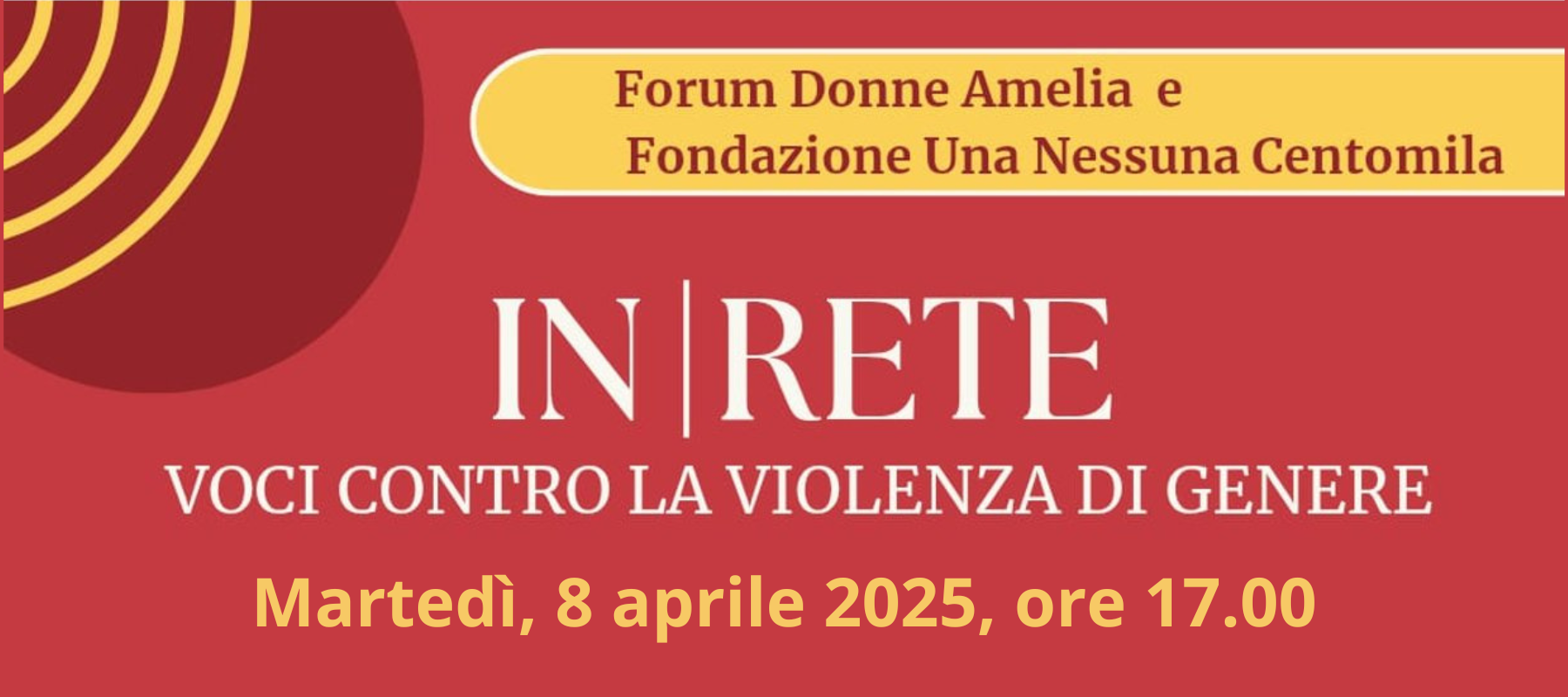 banner narni contro la violenza di genere